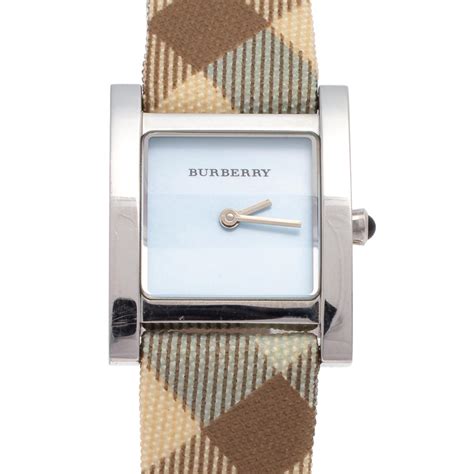 burberry uhr blaues zifferblatt damen|Burberry Blaue Edelstahl BU4312 Damenarmbanduhr 22 mm.